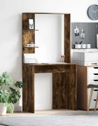 vidaXL Бюро Димян дъб Инженерна дървесина 785 x 37 x 1545 см