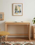 vidaXL Бюро Кафяво 112 x 50 x 75 см Солиден бор