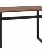 vidaXL Бюро Натурално Солидно тиково дърво 100 x 45 x 75см