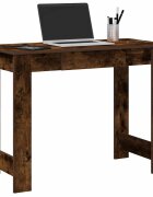 vidaXL Бюро опушен дъб 100x45x75 см инженерно дърво