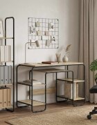 vidaXL Бюро с място за съхранение Дъб сонома 1135 x 52 x 755 см