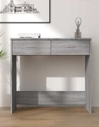 vidaXL Бюро сив сонома 80x40x75 см инженерно дърво