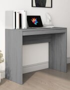 vidaXL Бюро сив сонома 90x40x72 см инженерно дърво