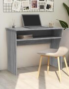 vidaXL Бюро сив сонома 90x50x74 см инженерно дърво