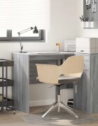 vidaXL Бюро Сив Сонома Инженерна дървесина 102 x 50 x 75 см