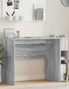 vidaXL Бюро Сив Сонома Инженерна дървесина 109 x 50 x 78 см