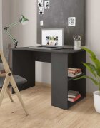 vidaXL Бюро сиво 110x60x73 см инженерно дърво
