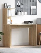 vidaXL Бюро Сонома дъб 102 x 50 x 124 см Инженерна дървесина
