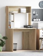vidaXL Бюро Сонома дъб 91 x 50 x 149 см Инженерна дървесина