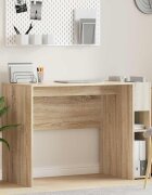 vidaXL Бюро Сонома дъб Инженерна дървесина 109 x 50 x 78 см