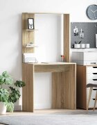 vidaXL Бюро Сонома дъб Инженерна дървесина 785 x 37 x 1545 см