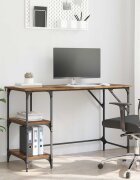 vidaXL Бюро Старо дърво 120 x 50 x 75 cm Инженерна дървесина