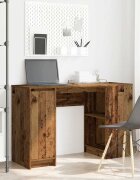 vidaXL Бюро старо дърво 120x42x76 см инженерно дърво