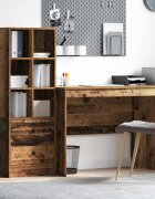 vidaXL Бюро Старо дърво 145.5 x 50 x 127 см 2 бр.