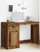 vidaXL Бюро Старо дърво 50 x 115 x 75 см Инженерна дървесина