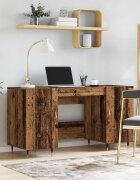 vidaXL Бюро Старо дърво Инженерна дървесина 140 x 50 x 75 см