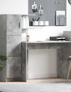 vidaXL Бюро Циментено сиво 133.5 x 50 x 124 см 2 бр.