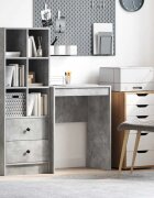 vidaXL Бюро Циментено сиво 60 x 40 x 76 см