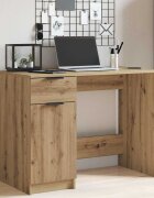 vidaXL Бюро занаятчийски дъб 100x50x75 см инженерно дърво