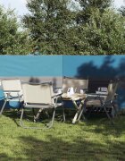 vidaXL Camping Windbreak Blue 344x120 cm Водоустойчив