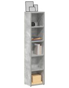 vidaXL CD шкафове 2 бр бетонно сиви 21x16x935 см ПДЧ