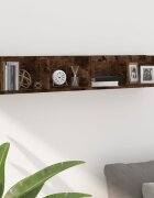vidaXL CD стенен рафт опушен дъб 100x18x18 см инженерно дърво
