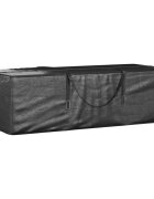 vidaXL Чанта за съхранение на коледна елха черна 135x40x55 см PE