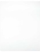 vidaXL Чаршаф с ластик бял 90x200 см памук