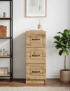 vidaXL Чекмеджетен шкаф 33 x 345 x 87 см Инженерна дървесина