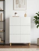 vidaXL Чекмеджетен шкаф 66 x 345 x 90 см Инженерна дървесина