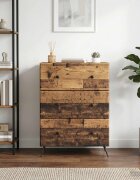 vidaXL Чекмеджетен шкаф 66 x 345 x 90 см Инженерна дървесина