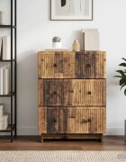 vidaXL Чекмеджетен шкаф 66 x 345 x 90 см Инженерна дървесина