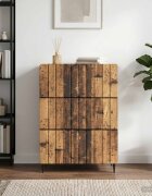 vidaXL Чекмеджетен шкаф 66 x 345 x 92 см Инженерна дървесина