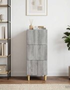 vidaXL Чекмеджетен шкаф Сива сонома 33 x 345 x 90 см