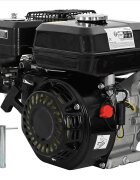 vidaXL Черен бензинов двигател 65 к.с. 48 kW