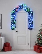 vidaXL Christmas Garland 200 cm 16 LED светодиода Многоцветен PET