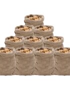 vidaXL Чували от юта 10 бр 60x105 см 100% юта 220 gsm