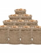 vidaXL Чували от юта 10 бр 60x105 см 100% юта 340 gsm