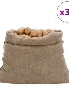 vidaXL Чували от юта 30 бр 100x110 см 100% юта 220 gsm