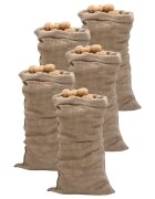 vidaXL Чували от юта 5 бр 65x135 см 100% юта 220 gsm