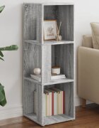 vidaXL Corner Cabinet 33 x 33 x 100 cm Engineered wood Сив Сонома