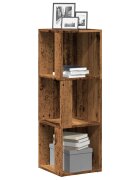 vidaXL Corner Cabinet 33 x 33 x 100 cm Engineered wood Старо дърво