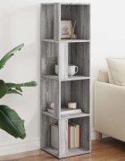 vidaXL Corner Cabinet 33 x 33 x 132 cm Engineered wood Сив Сонома