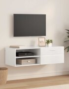 vidaXL Дървен шкаф 1005 x 39 x 30 см Циментено сиво