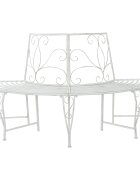 vidaXL Дървесен бенч 4-Брой места 160 x 80 x 89 см Стомана
