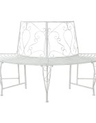 vidaXL Дървесен бенч 4-Брой места 160 x 80 x 89 см Стомана