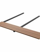 vidaXL Дъска за decking 40 бр. Тик WPC