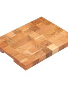 vidaXL Дъска за рязане 40x30x38 см акациево дърво масив