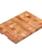 vidaXL Дъска за рязане 50x34x38 см акациево дърво масив