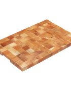 vidaXL Дъска за рязане 60x40x38 см акациево дърво масив